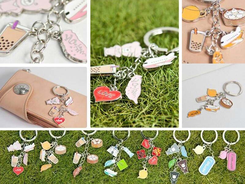 旅遊創意商品，帶來全新的台灣設計感受 Taiwan food culture travel key ring accessories